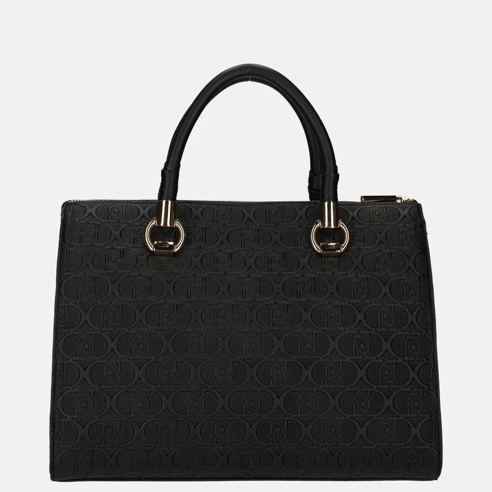 Liu Jo handtas logo M satchel nero 021578 Zwart